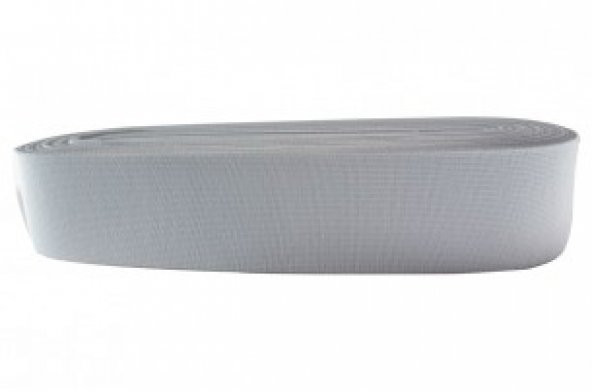4 CM BEYAZ PAÇA DON BEL LASTİĞİ YASSI GENİŞ LASTİK LATEKS 10MT ürün görseli 1
