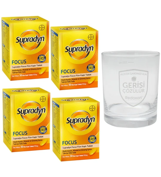 Supradyn Energy Focus 30 Tablet 4'lü ürün görseli 1