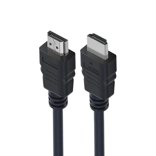 POWERMASTER PLASTİK DÜZ SİYAH 10 METRE GOLD POŞETLİ HDMI KABLO ürün görseli 1
