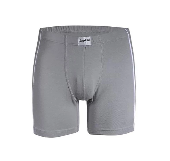 6 Adet Yıldız Erkek Likralı Modal Boxer Short Gri 107 ürün görseli 1