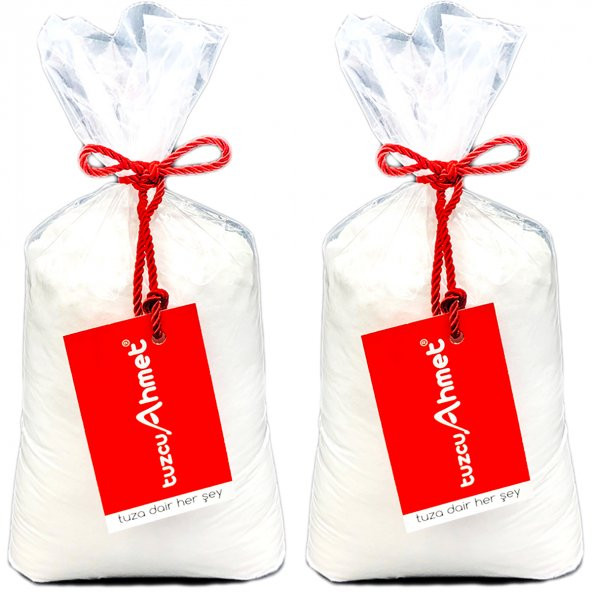 Tuzcu Ahmet 2 Adet 1 Kg Taş Değirmende Öğütülmüş Kristal Kaya Tuzu Kırmızı Etiket ürün görseli 1