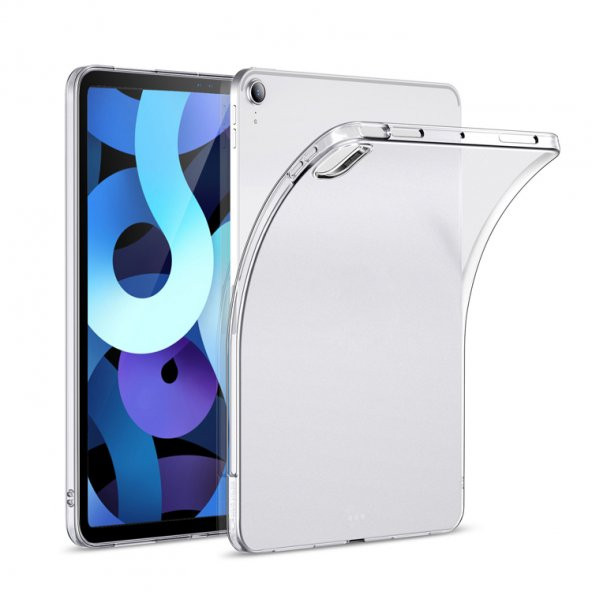 iPad Air 4 2020 10.9" Kılıf Şeffaf Silikon Arka Kapak ürün görseli 1