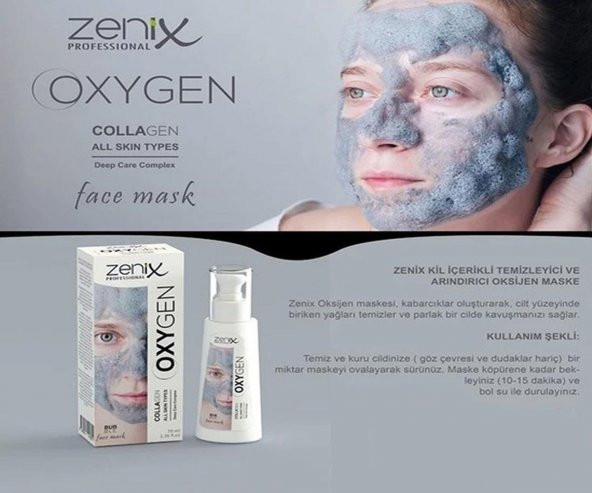 Zenix Oxygen Face Mask 70 Ml - Resim 2