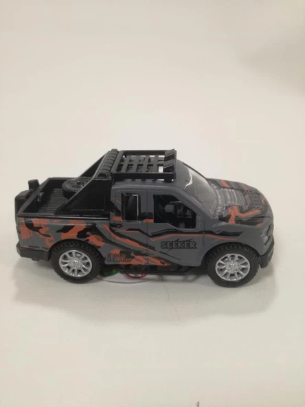 Fast Racer High Simulation Metal Çek Bırak Askeri Araba K137A25K - Resim 2