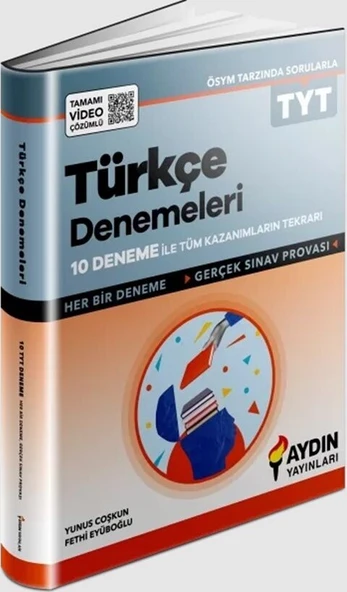 Aydın TYT Türkçe 10 Deneme Aydın Yayınları ürün görseli 1