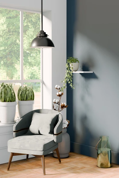 yankı-byeg 20 Cm Mat Beyaz Mdf Uçan Duvar Rafı Gizli Bağlantı Çiçeklik ürün görseli 1