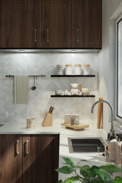 yankı-byeg 60 Cm 2li Mat Siyah Mdf Uçan Duvar Rafı Gizli Bağlantı Kitaplık ürün görseli 1