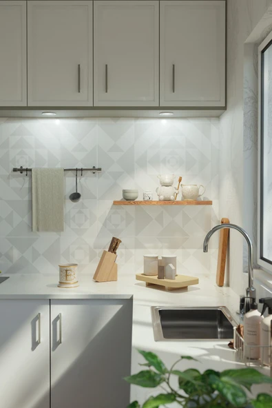 yankı-byeg 60 Cm Safir Meşe Mdf Uçan Duvar Rafı Gizli Bağlantı Kitaplık ürün görseli 1