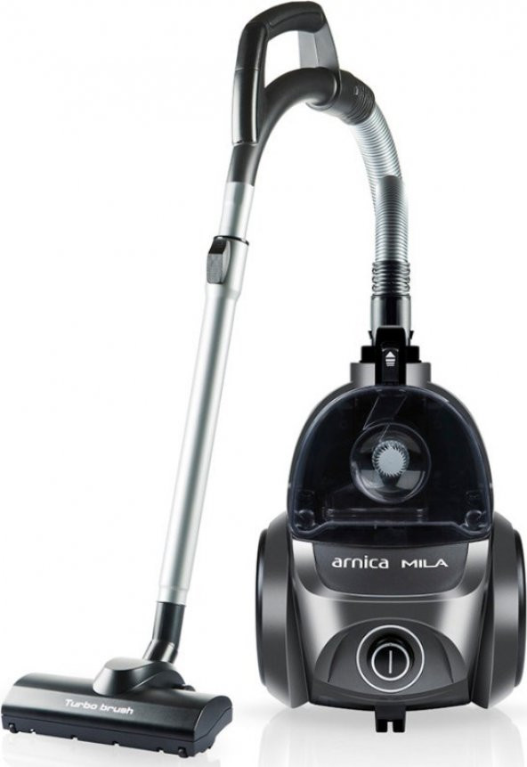 Arnica Mila ET14440 Toz Torbasız Elektrikli Süpürge – Antrasit ürün görseli 1