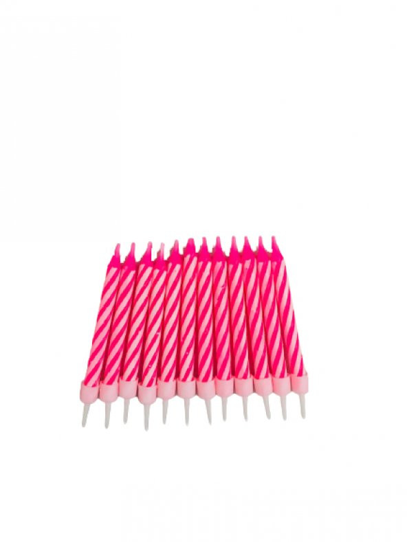 PASTA MUMU PEMBE 7CM 12Lİ - Resim 2