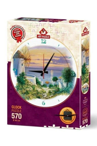 ART SAAT PUZZLE 570 PARCA EGE DE AKSAMUSTU 5005 ürün görseli 1