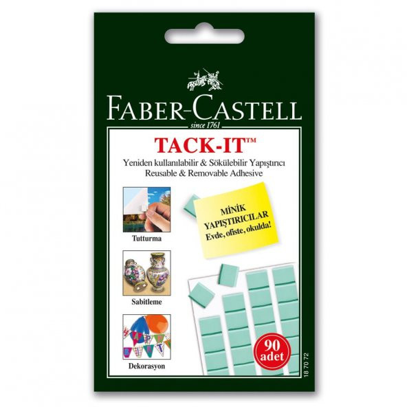 FABER HAMUR YAPISTIRICI TACK-IT 50gr.YESIL(187091) ürün görseli 1