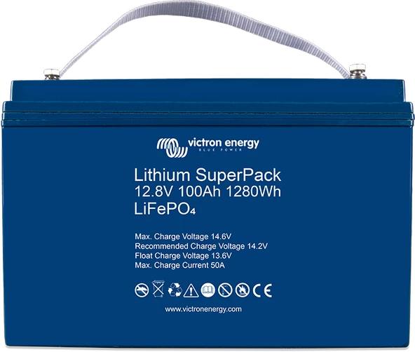 Victron 12.8V 100AH Lithium Akü Battery BMS Dahil, BAT512110710 ürün görseli 1