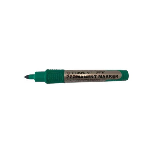 FOCUSPOINT PERMANENT MARKER YESIL (TM 139) ürün görseli 1