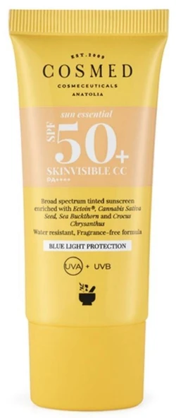 Cosmed Sun Essential SPF50+ Skinvisible CC Krem 30ml ürün görseli 1