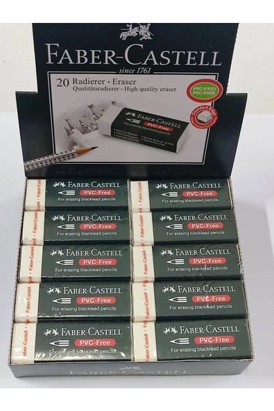 Silgi-faber-castell Büyük Boy Beyaz Silgi-5 Adet ürün görseli 1