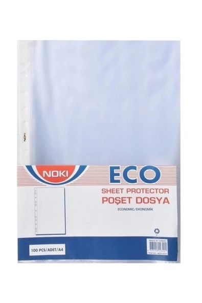 DERYA NOKİ ECO POŞET DOSYA 100 LÜ ürün görseli 1