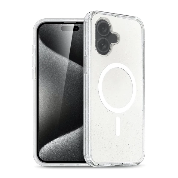 iPhone 16 Uyumlu Glow Magsafe Kamera Korumalı Kılıf ürün görseli 1