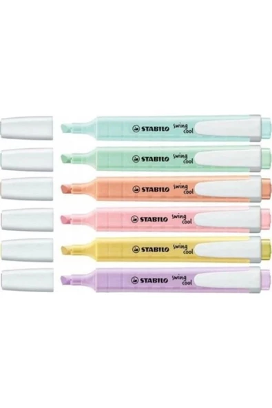 STABILO İŞARETLEME KALEMİ PASTEL RENKLER - Resim 2