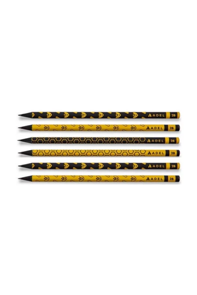 Blackline 2b Arı Kurşun Kalem 6 Lı Paket ürün görseli 1