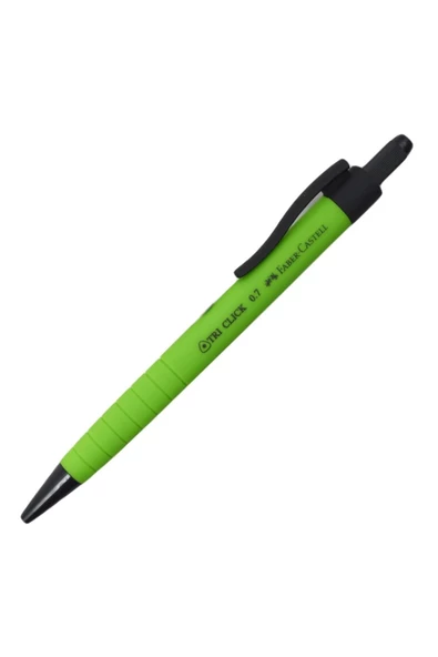 Faber-Castell Tri Click Kauçuk Kaplama Versatil Uçlu Kalem 0.7 Yeşil 17189 ürün görseli 1