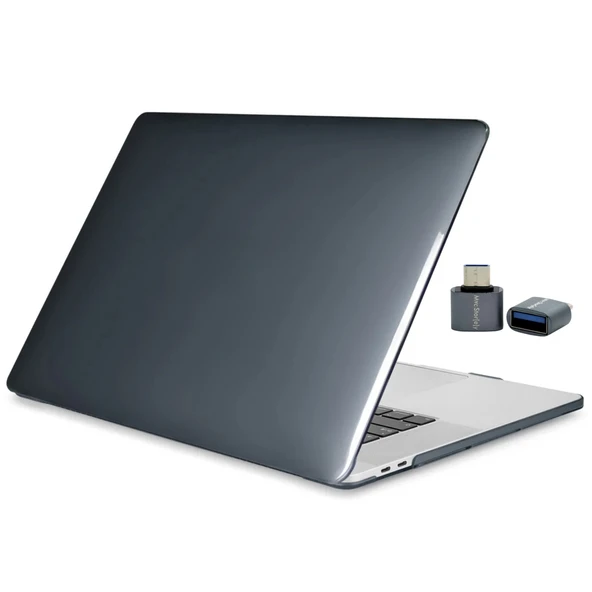 MacBook Pro 13 M1-M2 Uyumlu Kristal Parlak Sert Hard Case İnce Hafif TPU Koruyucu Kapak ürün görseli 1