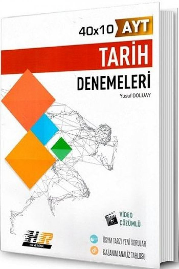 AYT Tarih 40x10 Denemeleri Hız ve Renk Yayınları ürün görseli 1