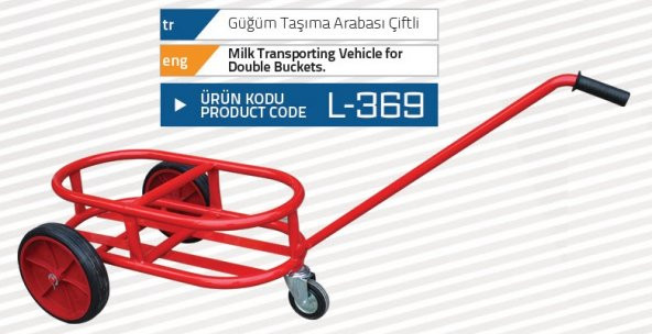 GNC Güğüm Taşıma Arabası Çiftli ürün görseli 1