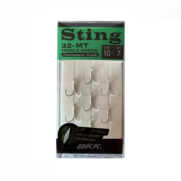 BKK Sting-32 MT Üçlü İğne 7'li Paket No:10 ürün görseli 1