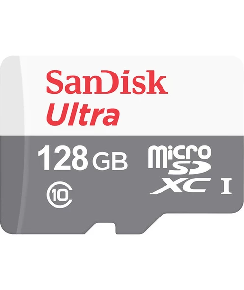 SanDisk Ultra microSDXC 128GB C10 UHS-1 ürün görseli 1