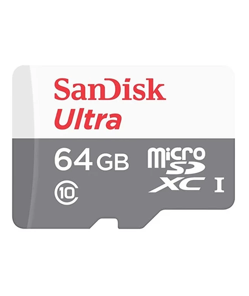 SanDisk Ultra 64 GB 100 MB/s UHS-I Class 10 SDSQUNR-064G-GN3MN Micro SD Kart ürün görseli 1