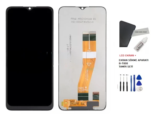 Samsung Galaxy A03S - SM-A037 Lcd Ekran Dokunmatik Orijinal Kalite + B-7000 + TAMİR SETİ ürün görseli 1