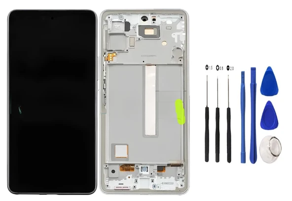 Samsung Galaxy A53 -5G Lcd Ekran Dokunmatik Orijinal Kalite ÇITALI BEYAZ + TAMİR SETİ ürün görseli 1