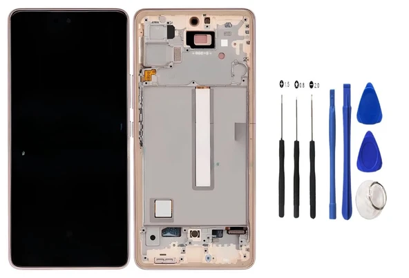 Samsung Galaxy A53 -5G Lcd Ekran Dokunmatik Orijinal Kalite  ÇITALI GOLD + TAMİR SETİ ürün görseli 1