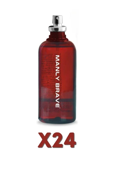 Manly Brave EDC 125 Ml Erkek Parfüm 24 Adet ürün görseli 1