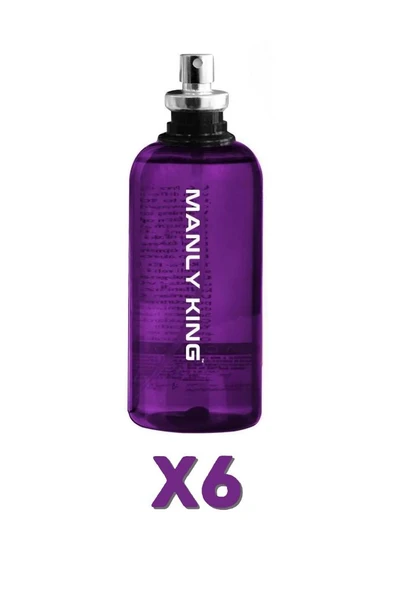 Manly King EDC 125 Ml Erkek Parfüm 6 Adet ürün görseli 1