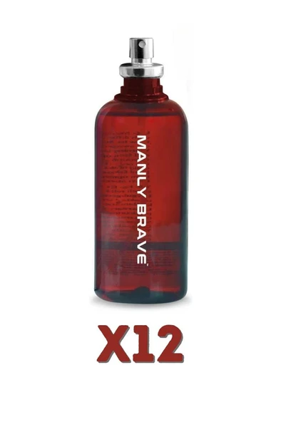 Manly Brave EDC 125 Ml Erkek Parfüm 12 Adet ürün görseli 1