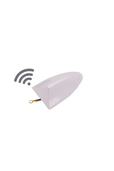 YES Beyaz Balık Sırtı Jaws Balina Yapıştırma Elektronik Oto Tavan Anteni 405 B ürün görseli 1