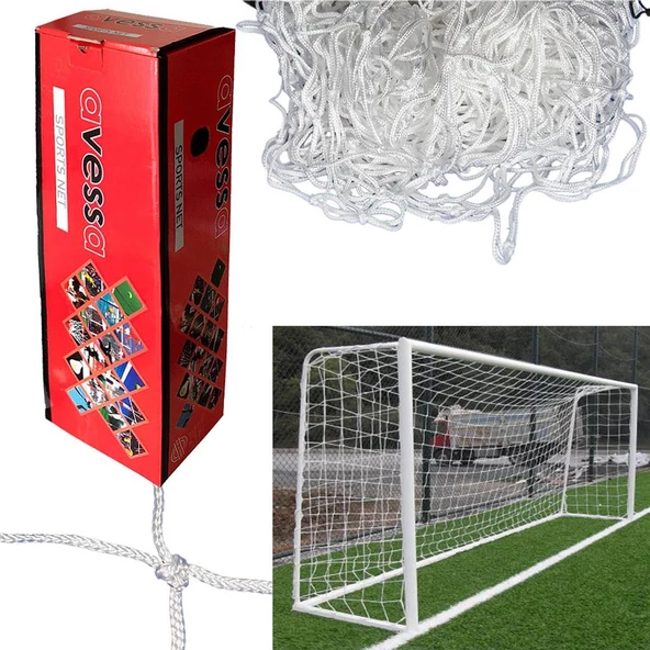 Avessa 5 Metre Futbol Kale Filesi 4 mm İp Kalınlığı KR110 ürün görseli 1