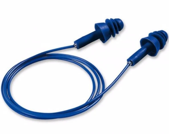 Starline 1707D-C Plastik İpli Kulak Tıkacı (21,5 Db) Gıda İçin ürün görseli 1
