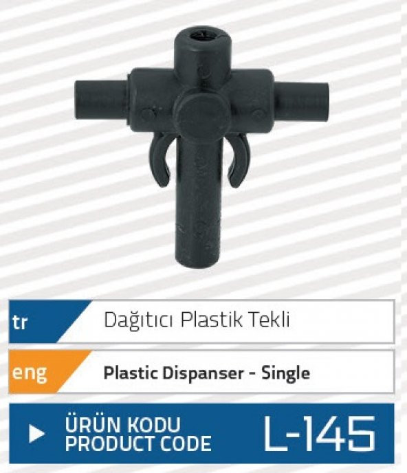 GNC DAĞITICI PLASTİK TEKLİ ürün görseli 1