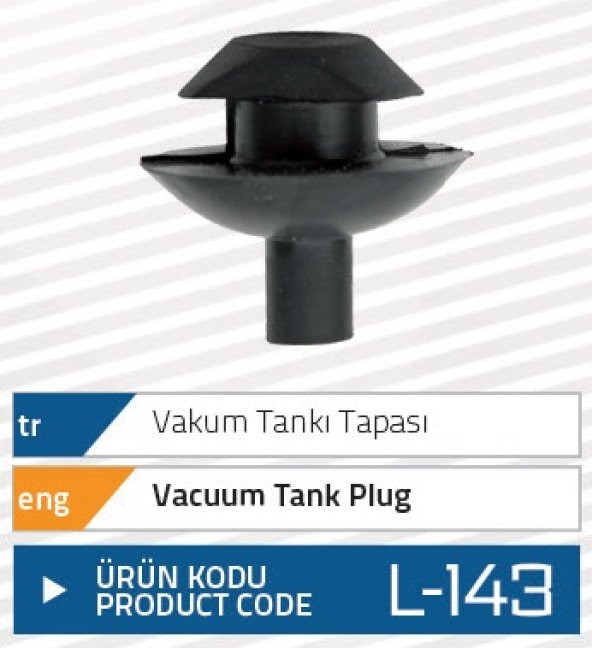GNC VAKUM TANKI TAPASI ürün görseli 1