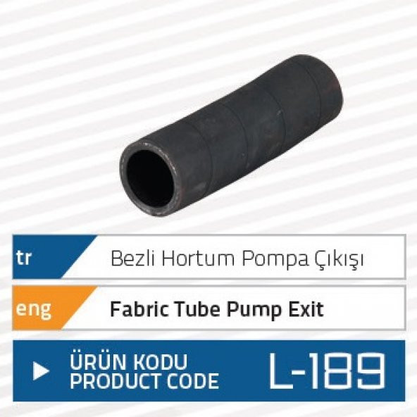 GNC BEZLİ HORTUM POMPA ÇIKIŞI ürün görseli 1