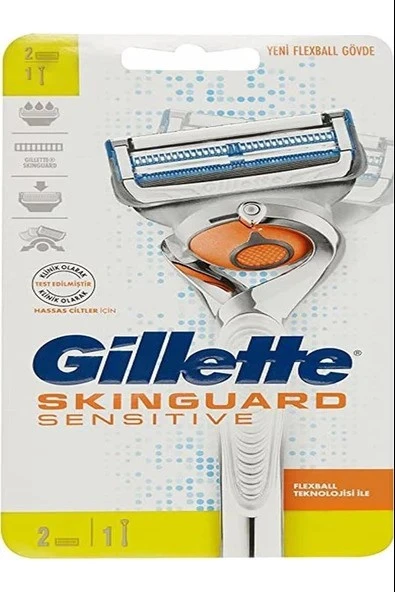 Gillette Skinguard Sensitive 2 Yedekli Tıraş Makinesi ürün görseli 1