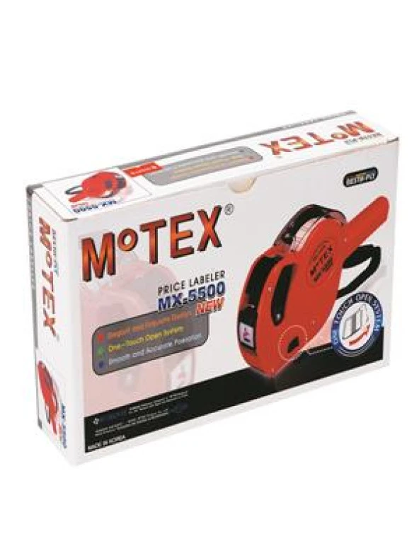 MOTEX MX5500 ETIKET MAKINESI  8 HANE ürün görseli 1