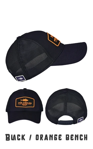 Fujin Pro Angler Black + Orange Bench Şapka ürün görseli 1