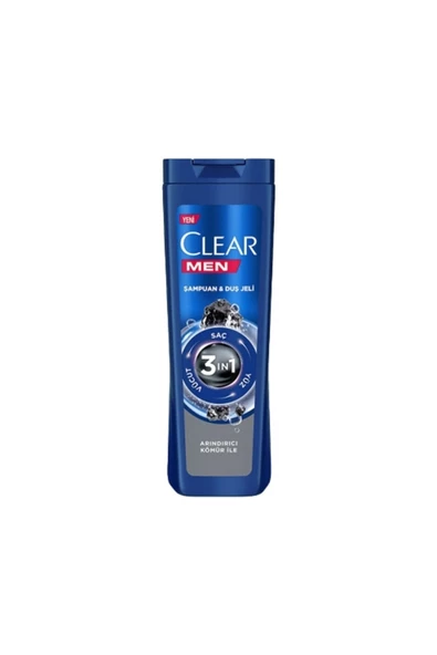 Clear Men Şampuan&duş Jeli 350 Ml. Arındırıcı ürün görseli 1