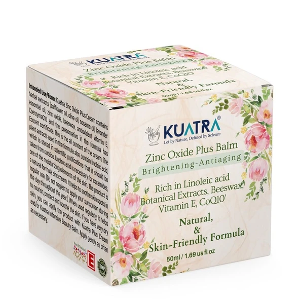 Kuatra Çinko Oksit Plus Balm (Leke Karşıtı, Canlandırıcı Nemlendirici Günlük Bakım- Doğal İçerik) ürün görseli 1