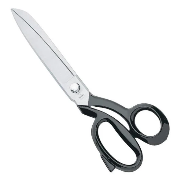 FDM Merze 4115-9 Siyah Saplı Yatık Regula Makası Extra Kalite D-105 No:9 (22,5 cm) ürün görseli 1
