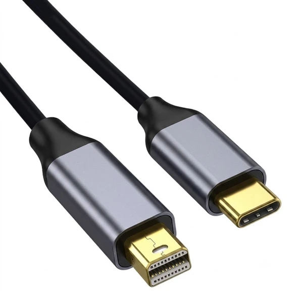 Daytona K-02E Type C to Mini Display Adaptör Çevirici (4K GÖRÜNTÜ AKTARIM KABLOSU) ürün görseli 1